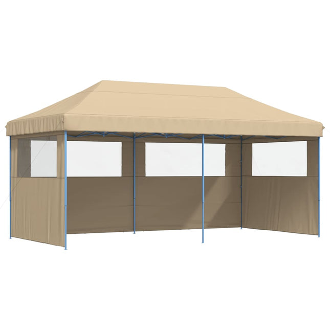 Partytent Inklapbaar Pop-Up Beige