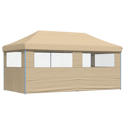 Partytent Inklapbaar Pop-Up Beige
