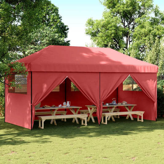 Partytent Inklapbaar Pop-Up Bordeauxrood