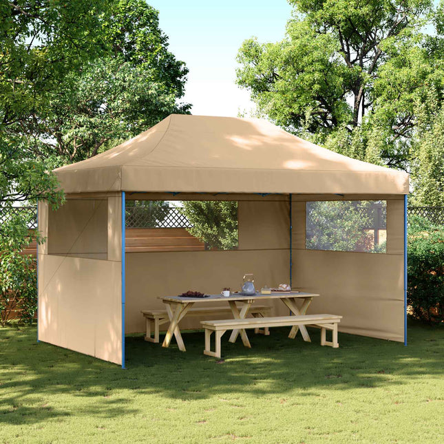 Partytent Inklapbaar Pop-Up Beige
