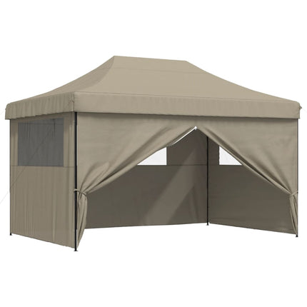 Partytent Inklapbaar Pop-Up Taupe