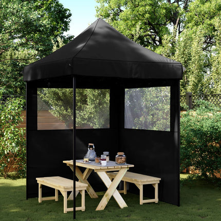 Partytent Inklapbaar Pop-Up Zwart