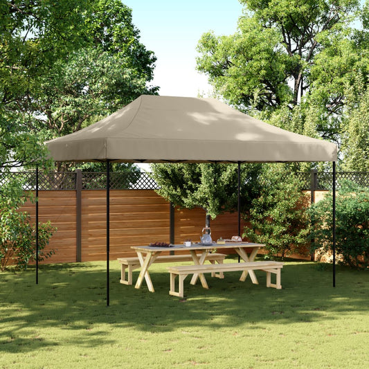 Partytent Inklapbaar Pop-Up 410X279X315 Cm Taupe