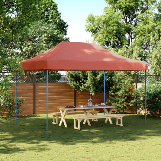 Partytent Inklapbaar Pop-Up 410X279X315 Cm Terracotta