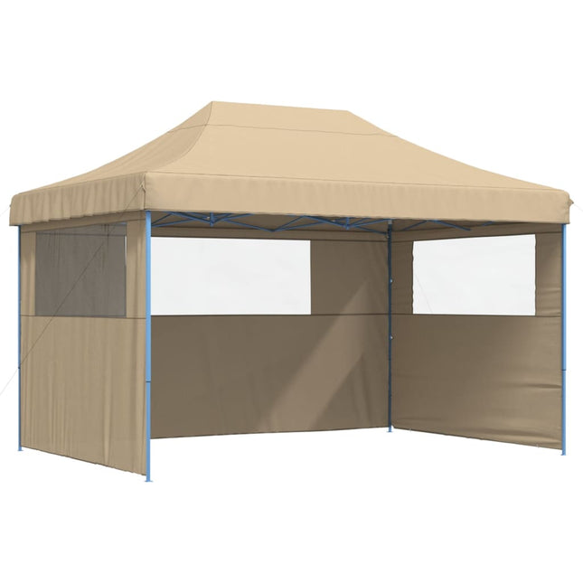 Partytent Inklapbaar Pop-Up Beige