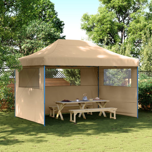 Partytent Inklapbaar Pop-Up Beige
