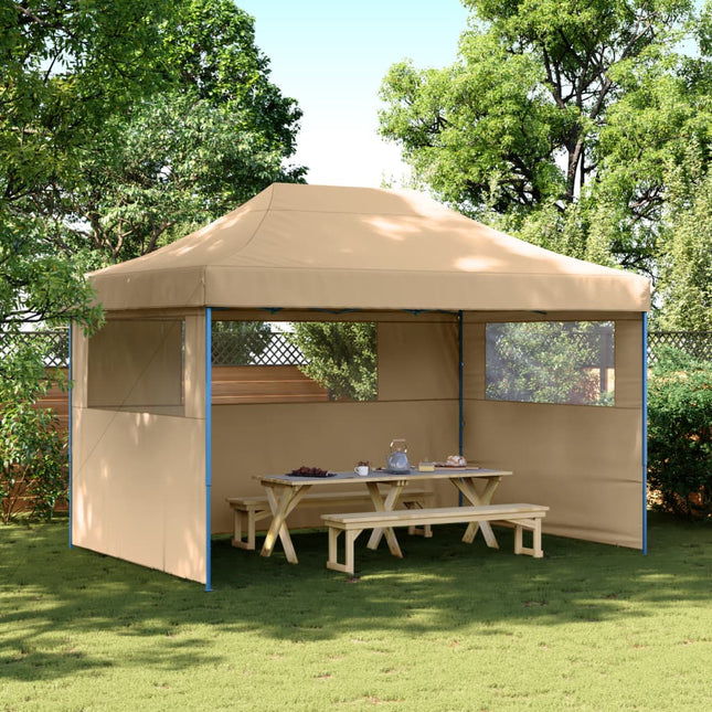 Partytent Inklapbaar Pop-Up Beige