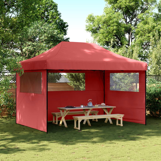 Partytent Inklapbaar Pop-Up Bordeauxrood