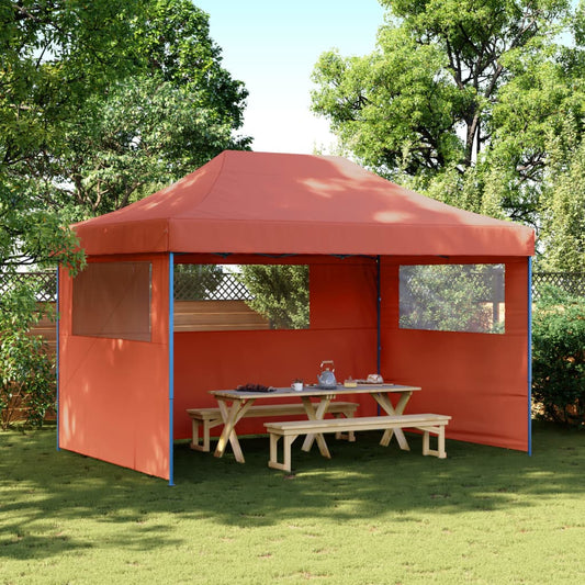 Partytent Inklapbaar Pop-Up Kleurig Terracotta