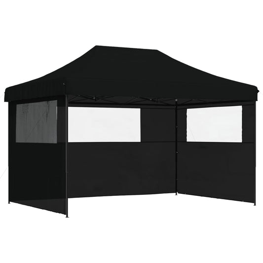 Partytent Inklapbaar Pop-Up Zwart