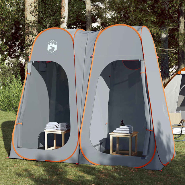 Privacytent Pop-Up Waterdich Grijs En Oranje