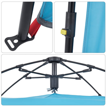 Privacytent Snelsluiting Waterdicht Blauw