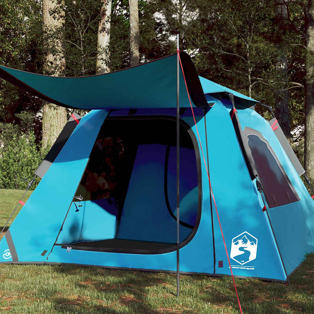 Koepeltent Snelontgrendeling Blauw