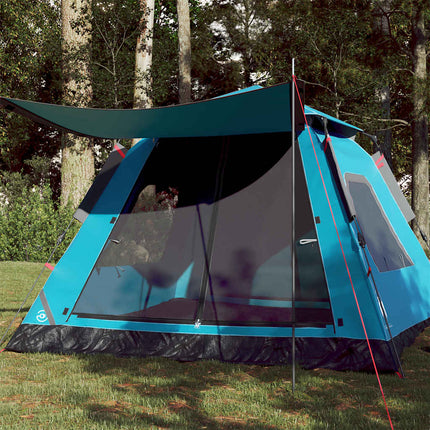 Koepeltent Snelontgrendeling Blauw