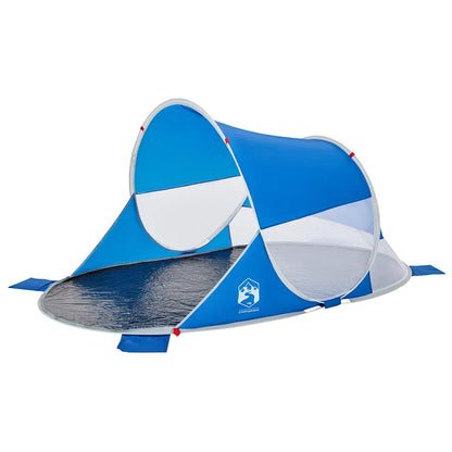 Strandtent pop-up waterdicht azuurblauw