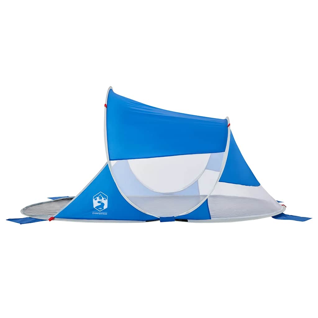 Strandtent pop-up waterdicht azuurblauw
