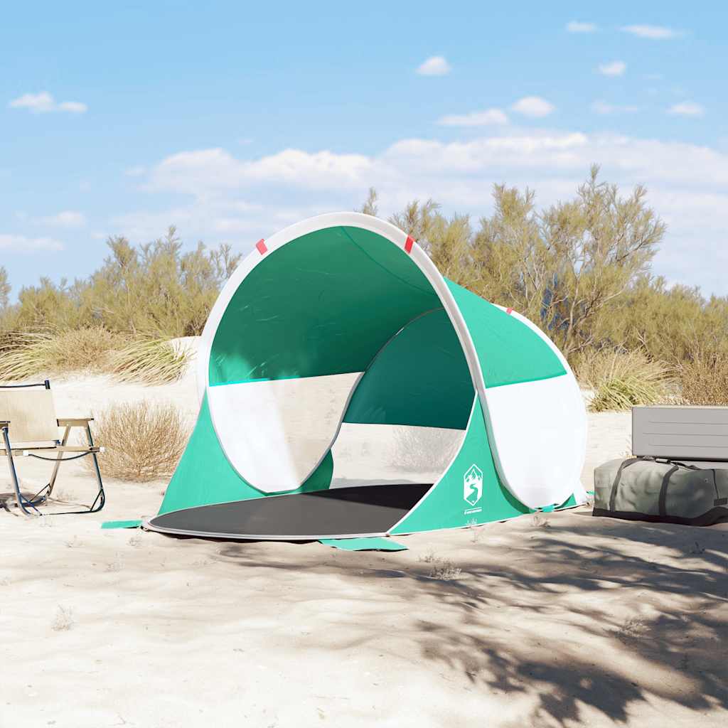 Strandtent pop-up waterdicht zeegroen