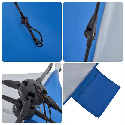 Strandtent Waterdicht Snelontgrendeling Azuurblauw