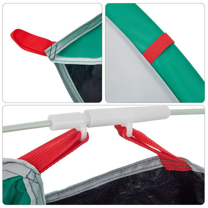 Strandtent 2-persoons pop-up waterdicht zeegroen