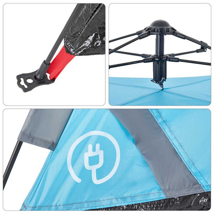 Tent Snelontgrendeling Blauw