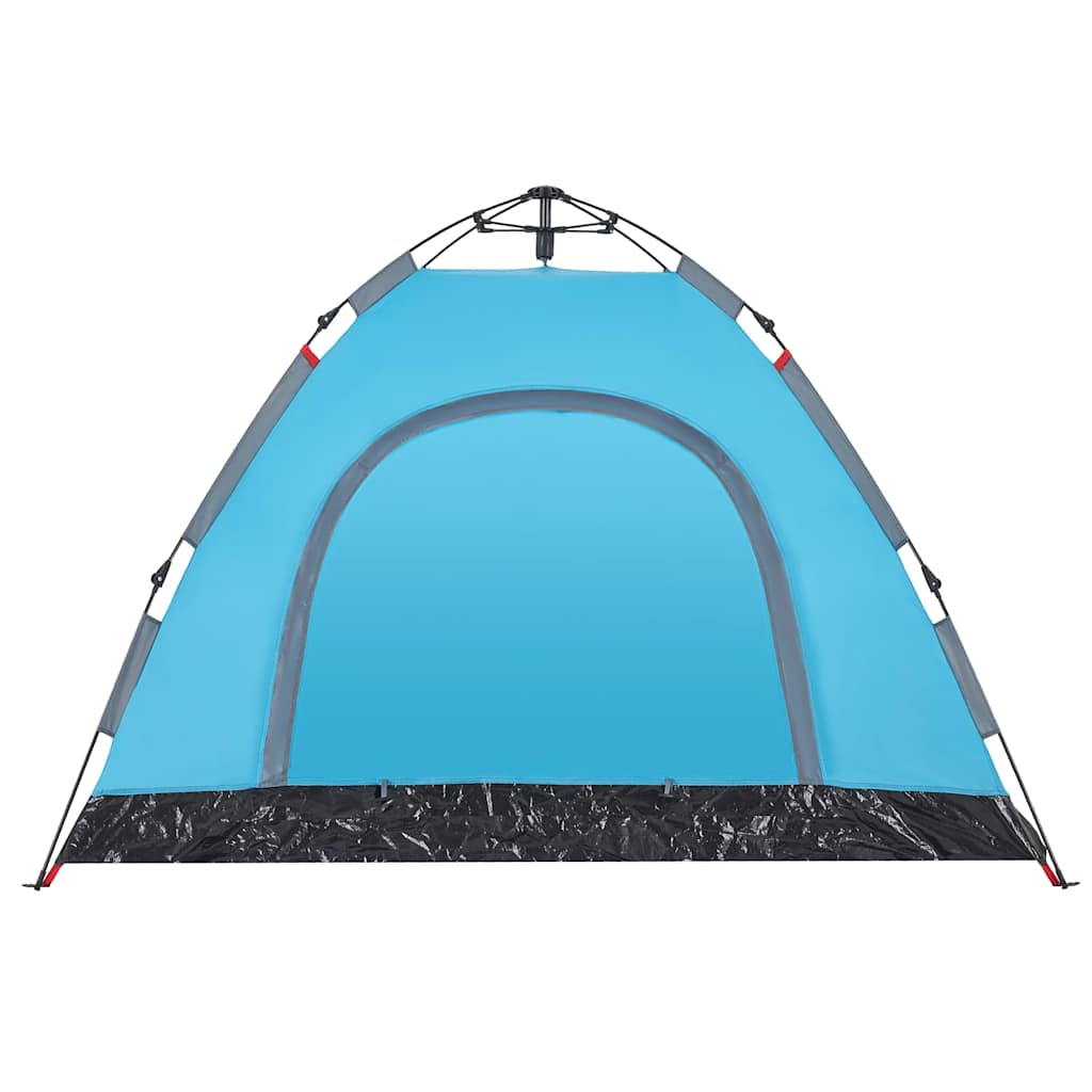 Tent 3-persoons snelontgrendeling blauw