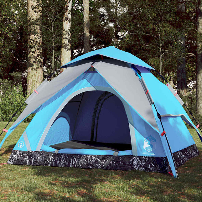 Koepeltent Snelontgrendeling Blauw