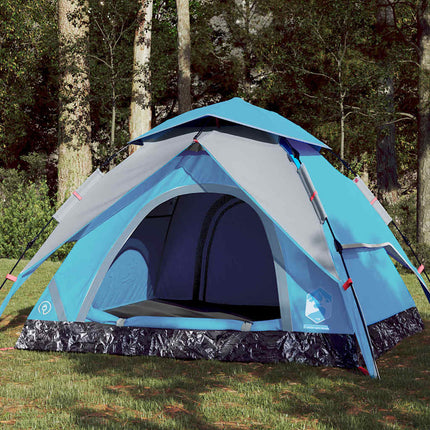 Koepeltent Snelontgrendeling Blauw