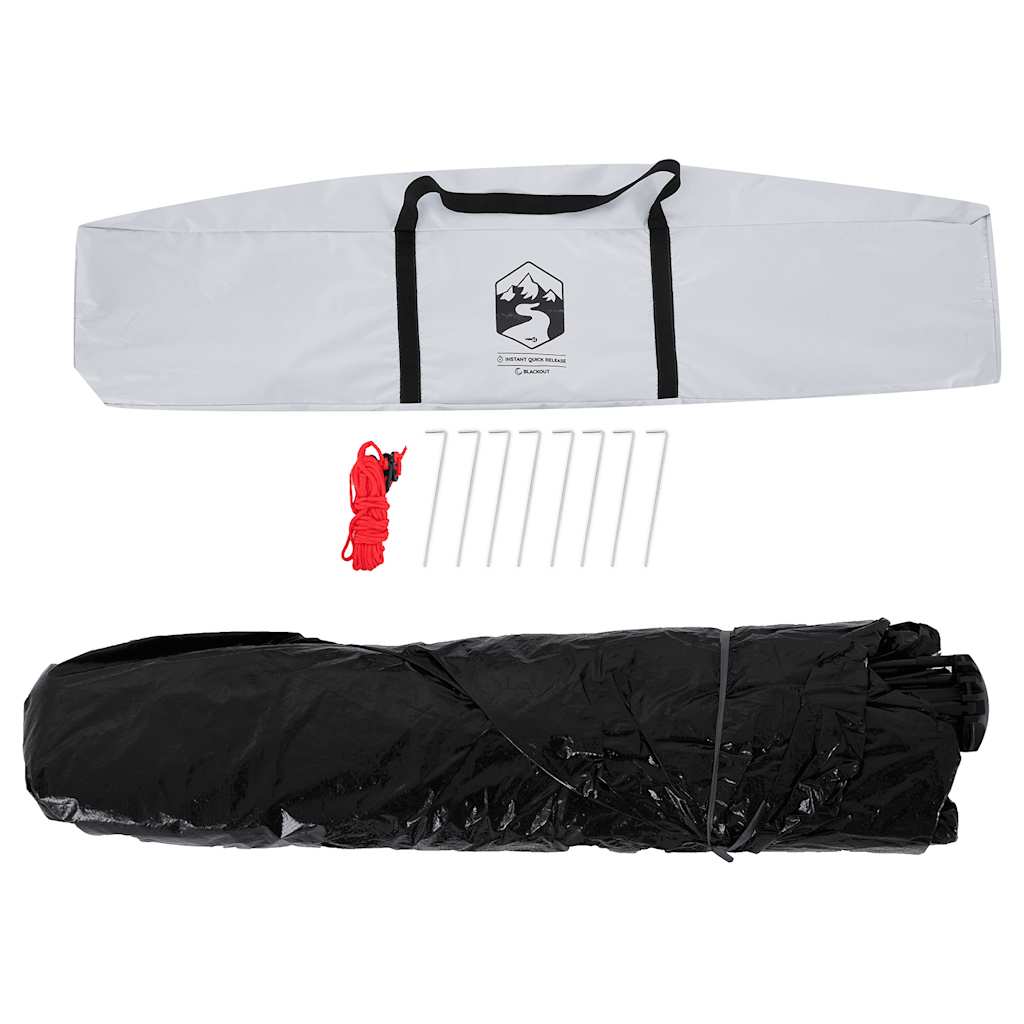 3-persoons koepeltent snelontgrendeling verduisterende stof wit