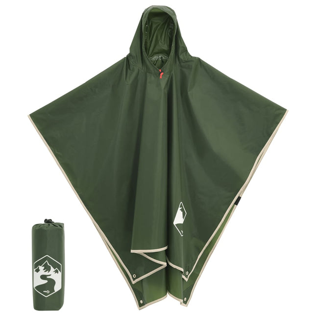 Regenponcho Met Capuchon 2-In-1 Ontwerp 223X145 Cm