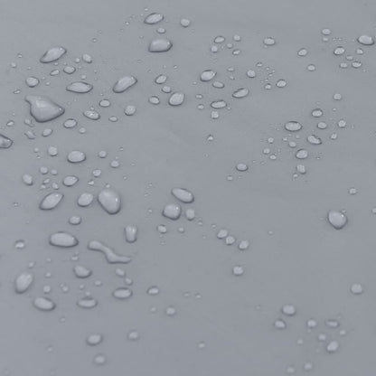 Picknickkleed met haringen 205x155 cm grijs en oranje