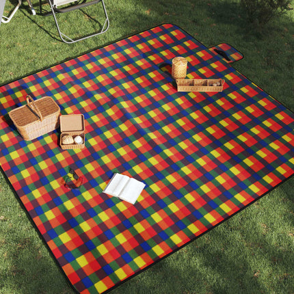 Picknickkleed Opvouwbaar Gestreept Fluweel