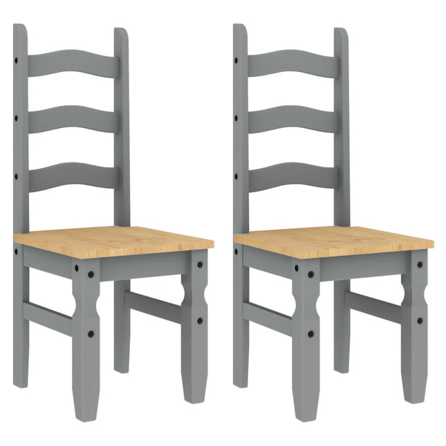 Eetkamerstoelen 2 St Corona 42X47X107 Cm Grenenhout