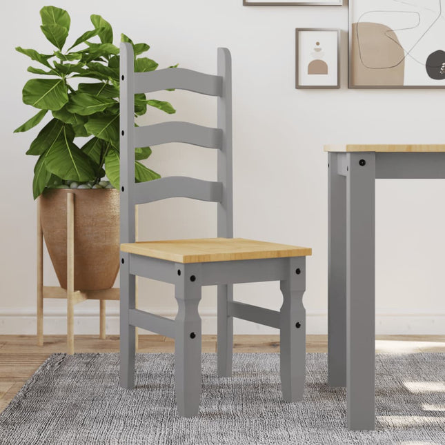 Eetkamerstoelen 2 St Corona 42X47X107 Cm Grenenhout