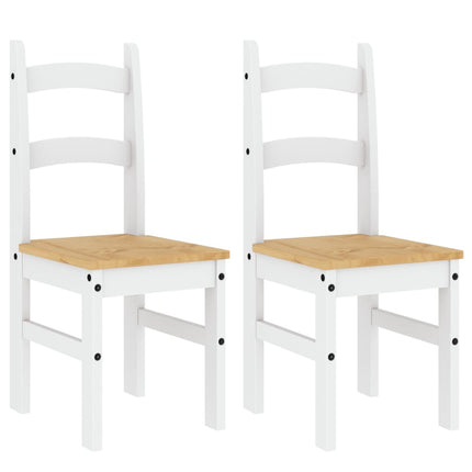 Eetkamerstoelen 2 St 40X46X99 Cm Massief Grenenhout