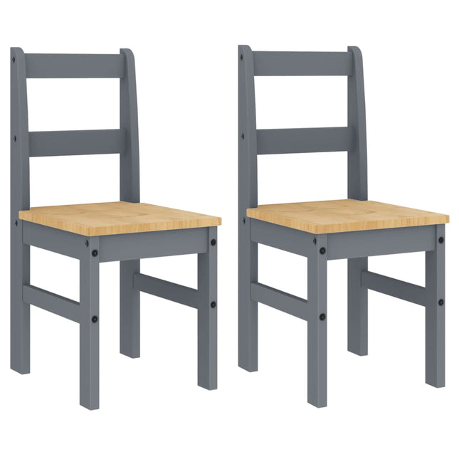 Eetkamerstoelen 2 St Panama 40X46X90 Cm Grenenhout