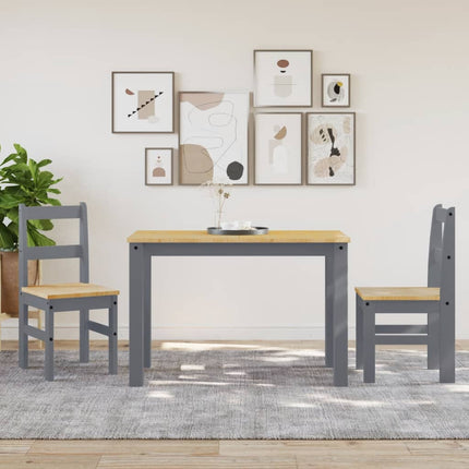 Eetkamerstoelen 2 St Panama 40X46X90 Cm Grenenhout