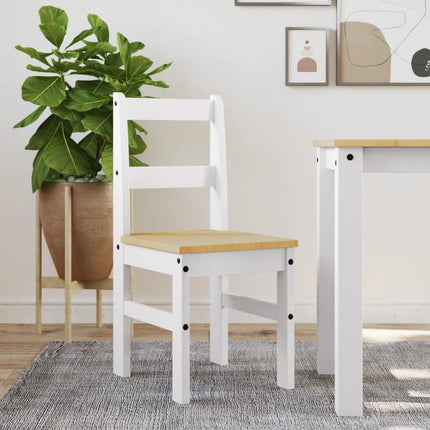 Eetkamerstoelen 2 St Panama 40X46X90 Cm Grenenhout