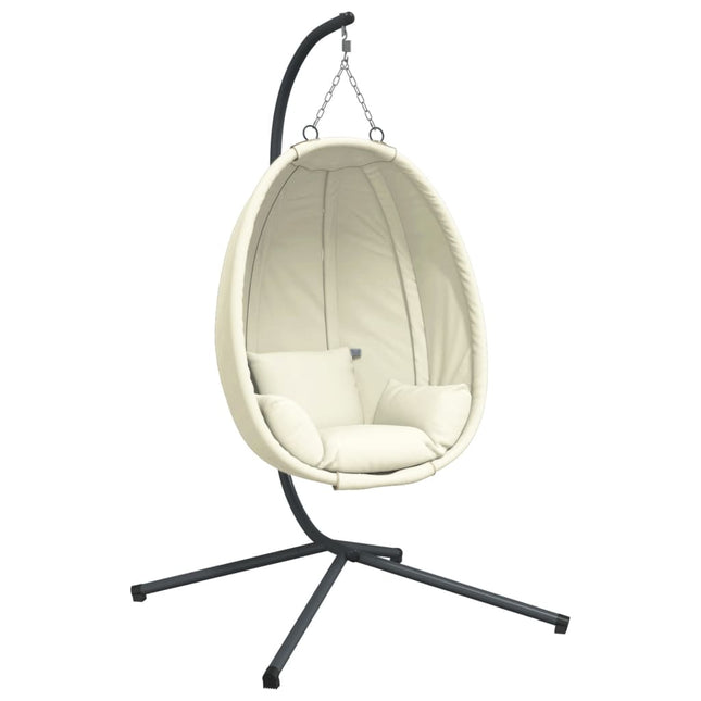 Hangstoel Met Standaard Stof En Staal