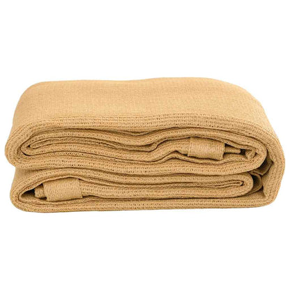 Tenttapijt 200x200 cm HDPE zandkleurig