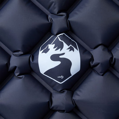 Kampeermatras opblaasbaar 190x58x6 cm 1- persoons grijs