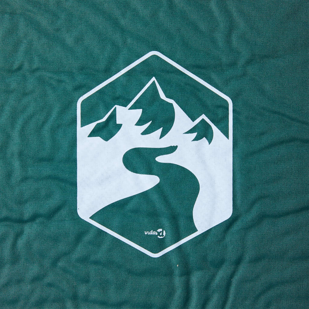 Kampeermatras met kussen zelfopblazend 1-persoons groen