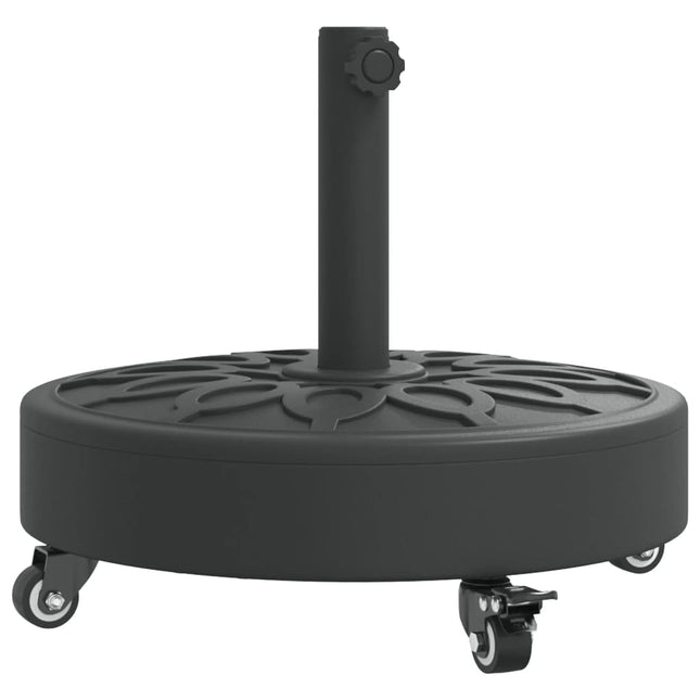 Parasolvoet Met Wielen Voor Stok Van Ø38 / 48 Mm Rond