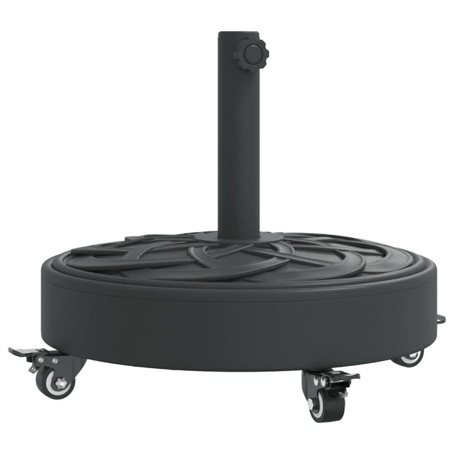 Parasolvoet Met Wielen Voor Stok Van Ø38 / 48 Mm Rond