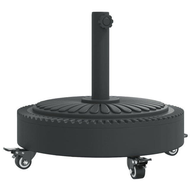 Parasolvoet Met Wielen Voor Stok Van Ø38 / 48 Mm Rond