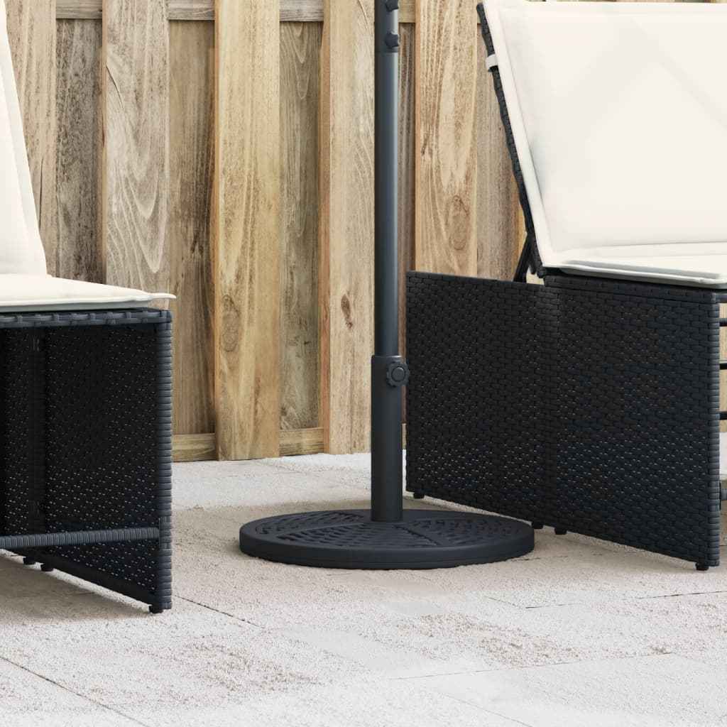Parasolvoet Met Wielen Voor Stok Van Ø38 / 48 Mm 27 Kg Rond