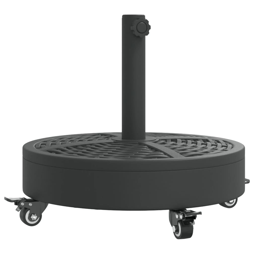 Parasolvoet Met Wielen Voor Stok Van Ø38 / 48 Mm 27 Kg Rond