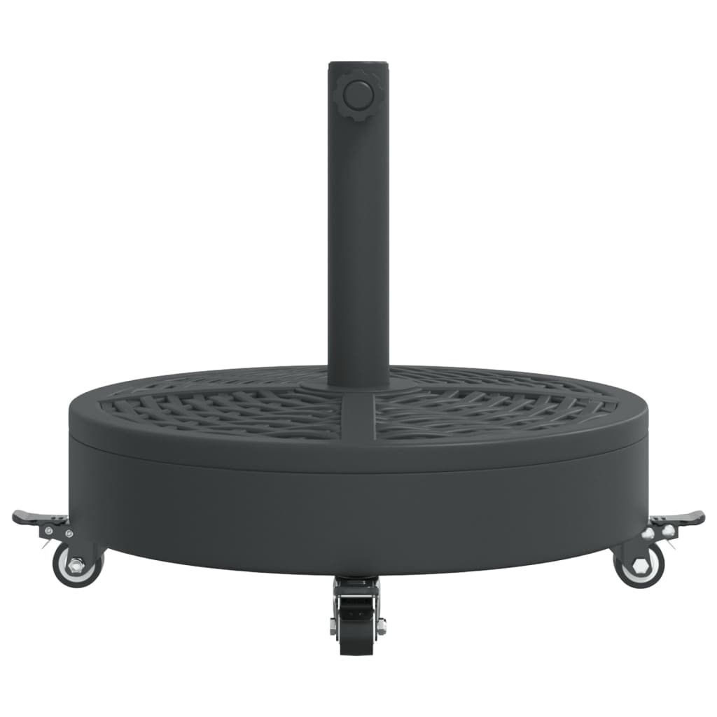 Parasolvoet Met Wielen Voor Stok Van Ø38 / 48 Mm 27 Kg Rond