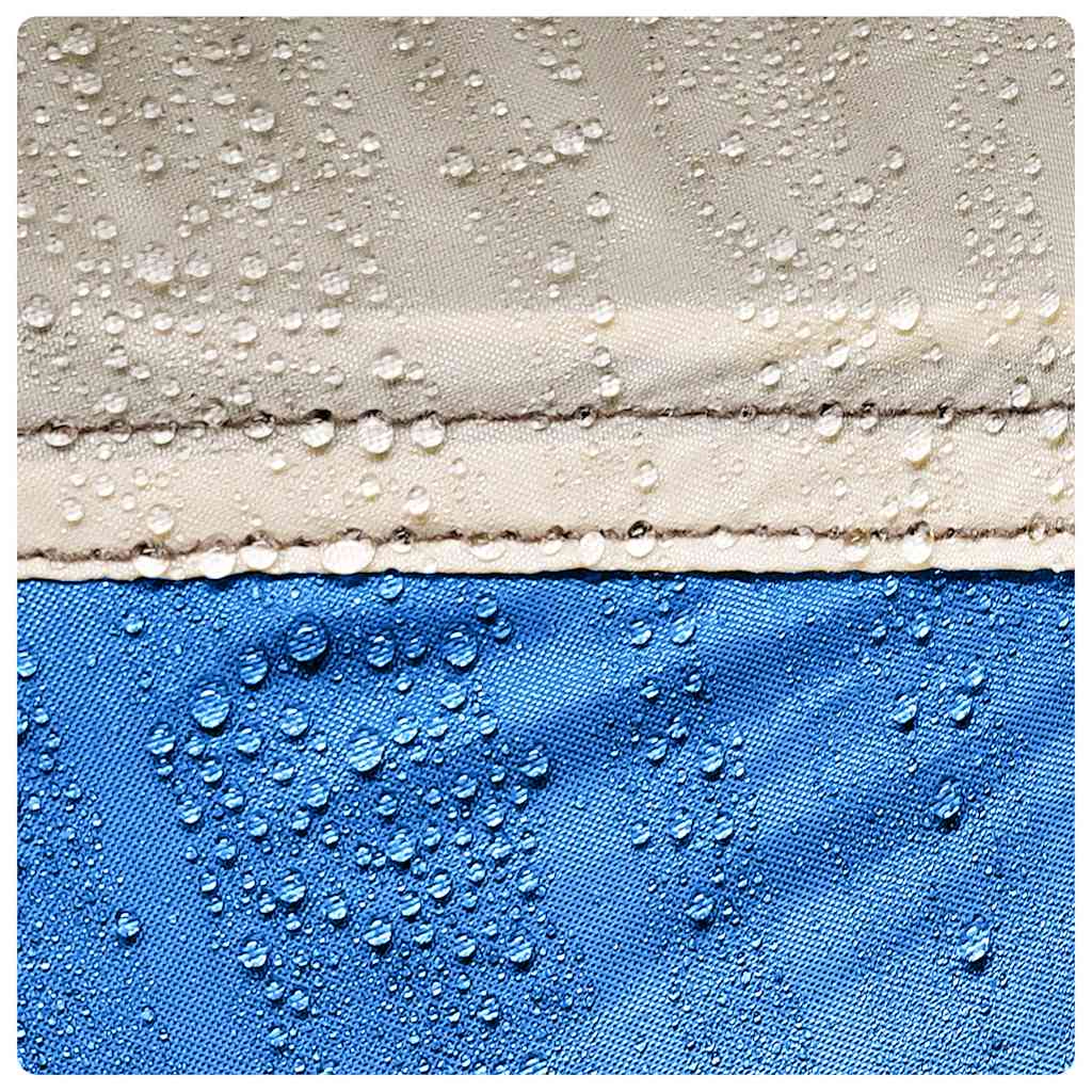 Strandtent 2-persoons waterdicht snelontgrendeling azuurblauw