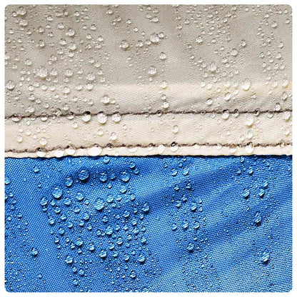 Strandtent 2-persoons waterdicht snelontgrendeling azuurblauw