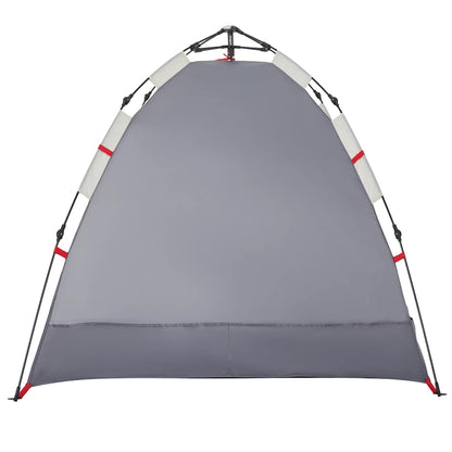Strandtent 2-persoons waterdicht snelontgrendeling grijs